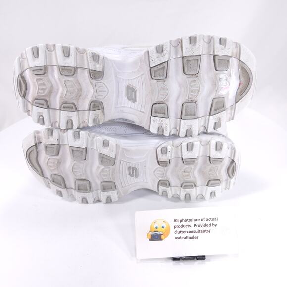 Skechers DLites Athletic Running Lace Up Shoe Womens Size 6 11931 White - Picture 9 of 9